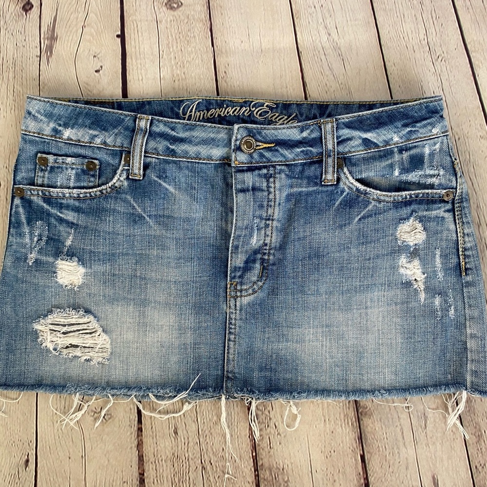 AMERICAN EAGLE Denim Mini-Skirt
